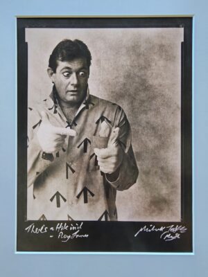 That's a hole in it - the expressive actor Roy James dressed up as a criminal by Michael Joseph