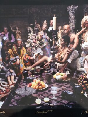 Fête de bureau avec de la vodka Smirnoff, collection d'alcool publicité osée, publicité londonienne années 70 par Michael Joseph