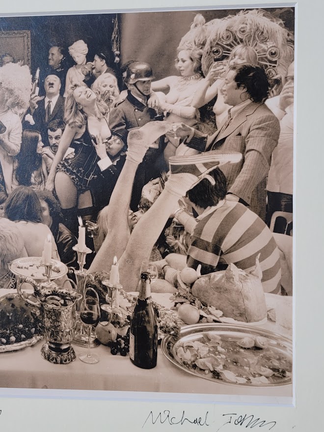 Fernet-Branca banquet group photo-shoot, sepia-toned Kodalith authentic darkroom print by Michael Joseph – Image 3