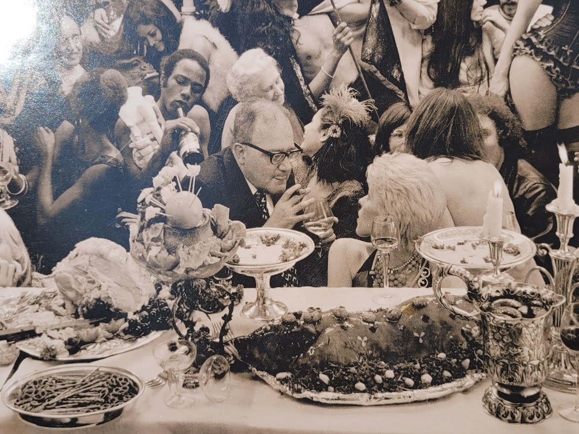 Fernet-Branca banquet group photo-shoot, sepia-toned Kodalith authentic darkroom print by Michael Joseph – Image 6