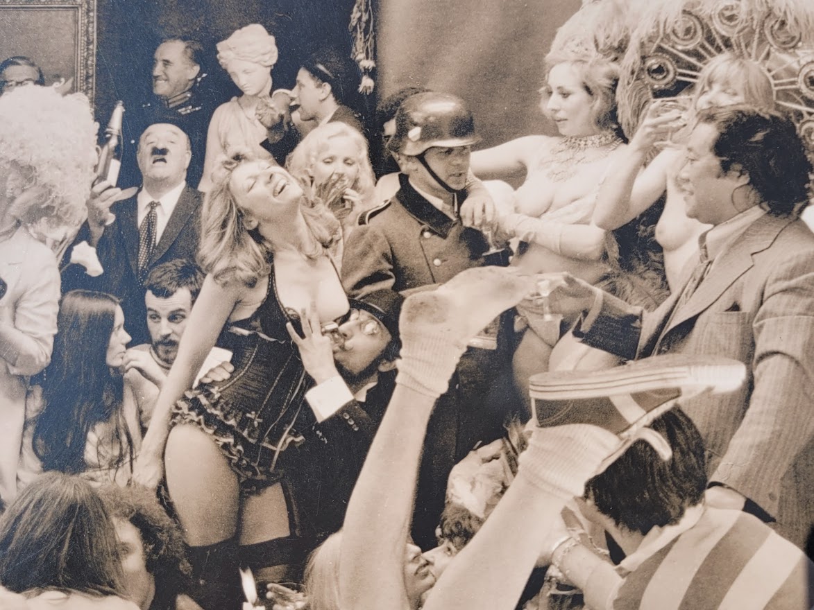 Fernet-Branca banquet group photo-shoot, sepia-toned Kodalith authentic darkroom print by Michael Joseph – Image 7