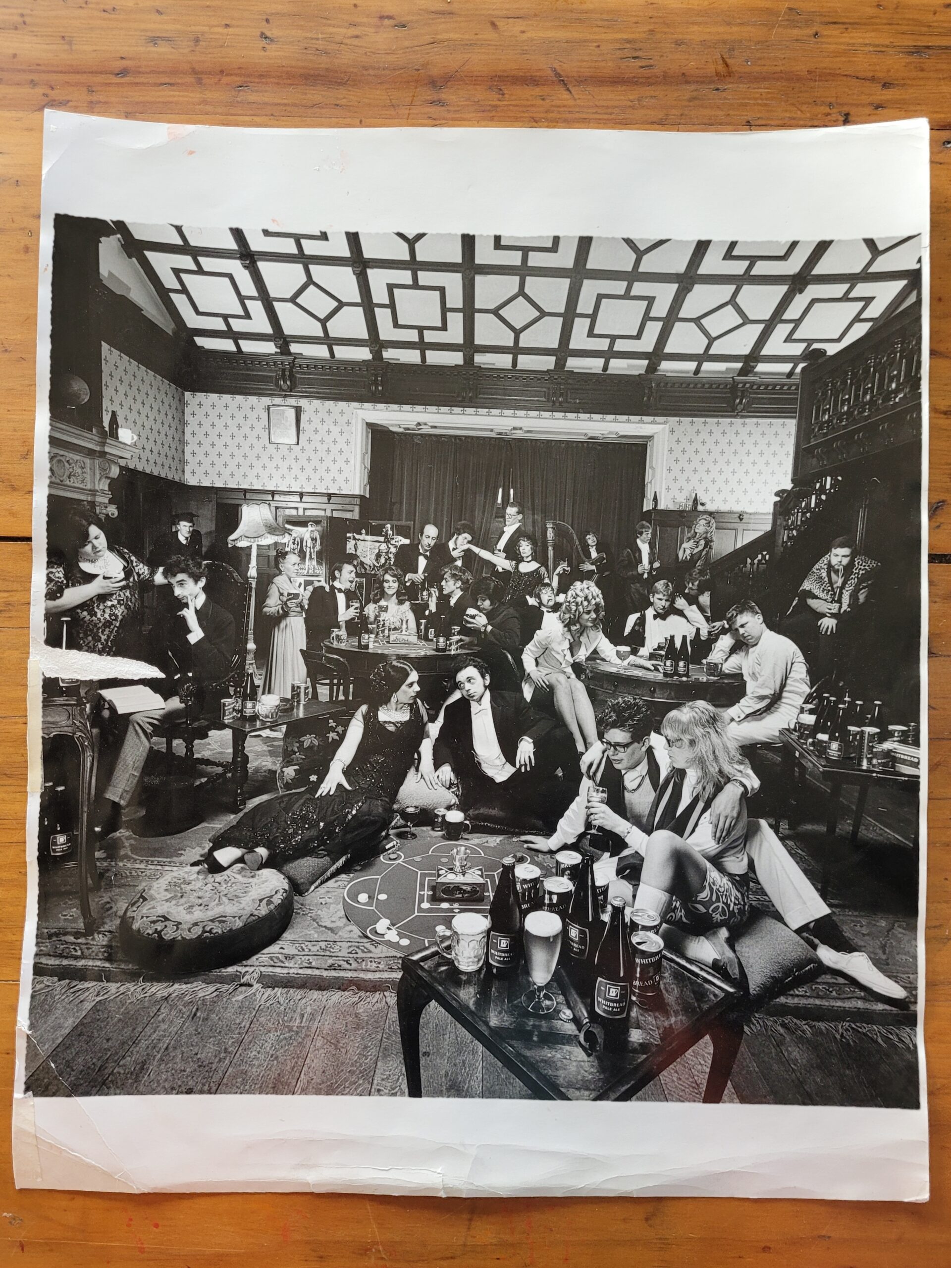 Tiddlywinks college students drinking Whitbread at Crystal Palace, the photographer's first ever orgy, by Michael Joseph – Image 2