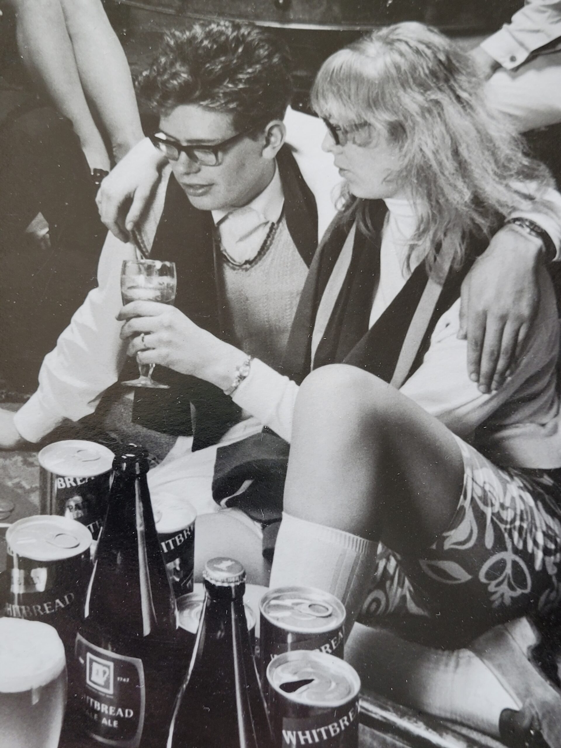 Tiddlywinks college students drinking Whitbread at Crystal Palace, the photographer's first ever orgy, by Michael Joseph – Image 4