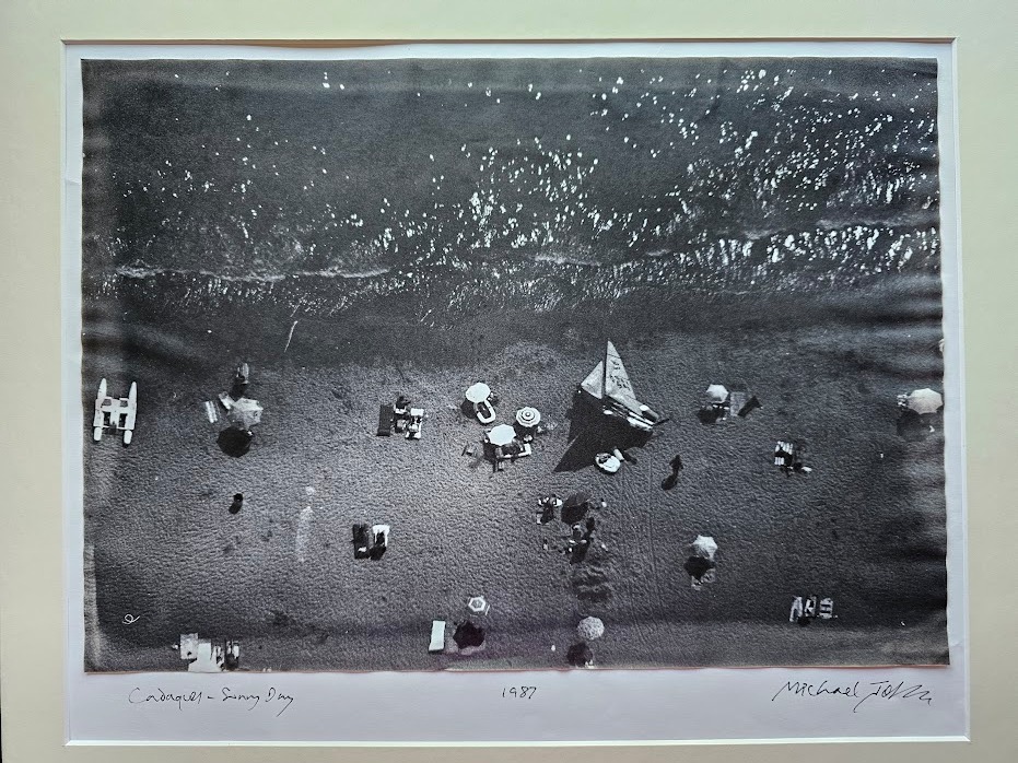 Cadaques aerial view on a sunny day by Michael Joseph