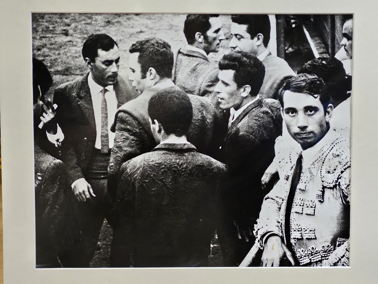 Spanish bullfighter looking confident before the fight, authentic darkroom print by Michael Joseph