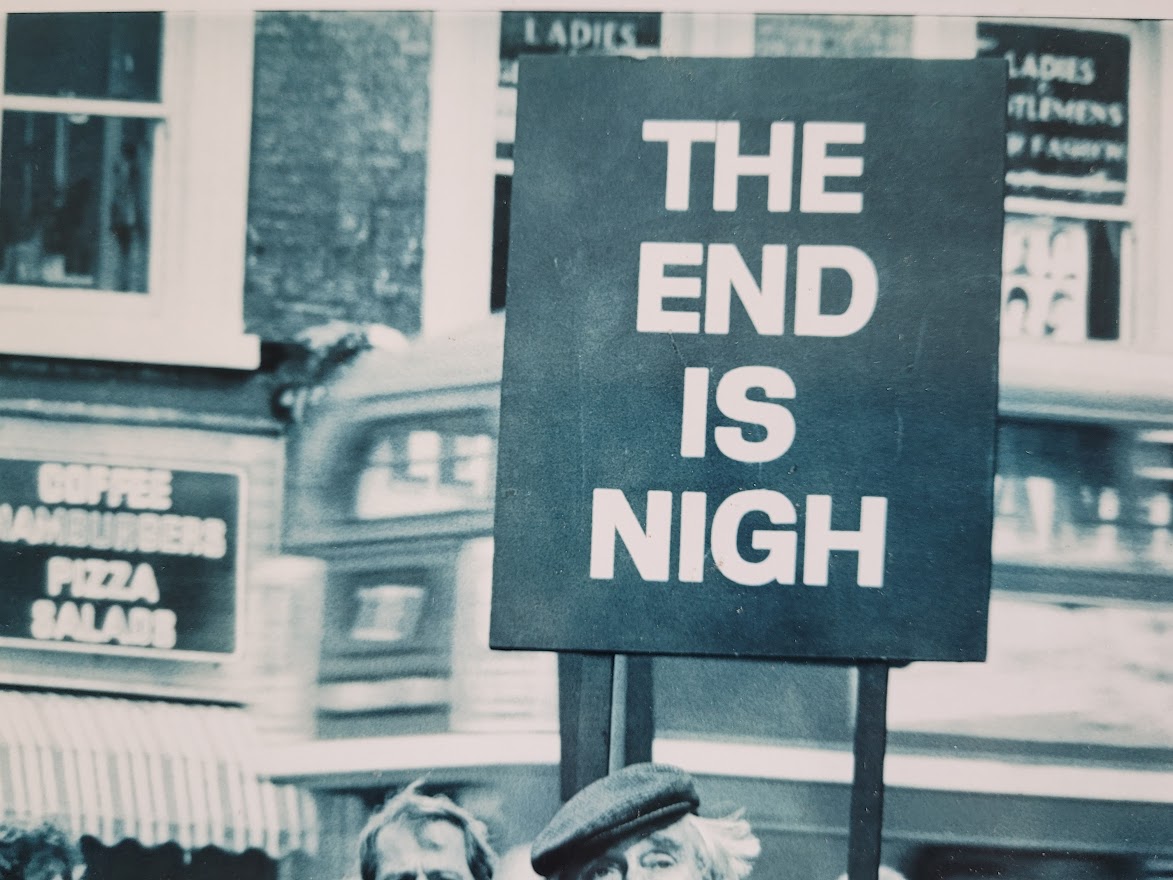 The end is nigh - prepare to meet thy doom, unusual sixties street scene by Michael Joseph – Image 7