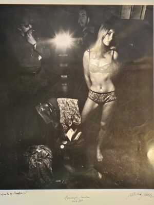 Triumph, underwear to be arrested in, test print for advert by Michael Joseph