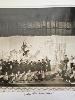 Russian dancers for Eristow Vodka advert, authentic darkroom test print by Michael Joseph