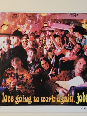 Jobwinner advert test print by Michael Joseph