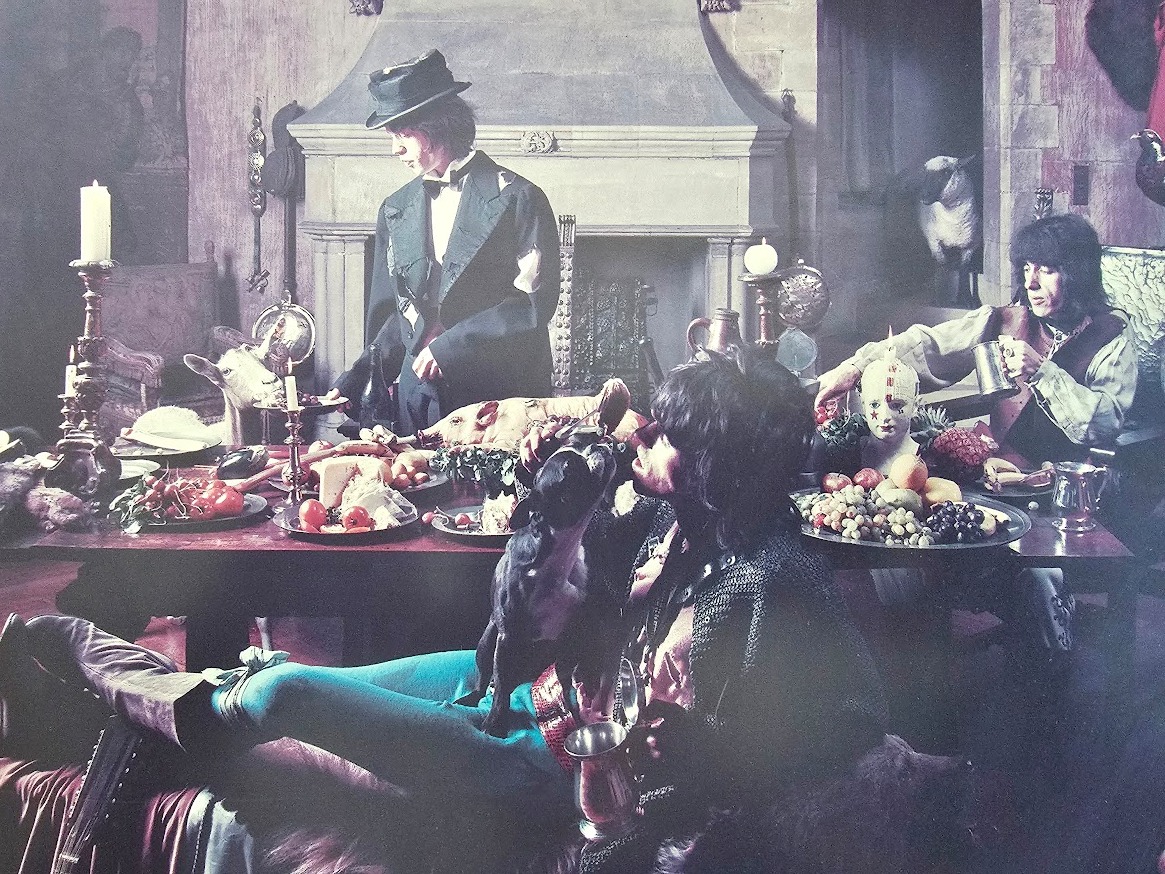 Mick Feeding Goat - Beggar's Banquet photo-shoot from 7th June 1968, featuring all of the Rolling Stones, by Michael Joseph – Image 2