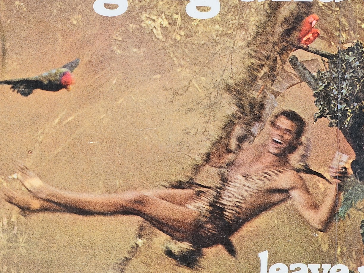 Swinging and Smirnoff, leave me breathless, Tarzan Jane vodka advert, lurking in the woods by Michael Joseph – Image 3