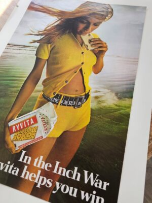 La guerre du pouce, publicité Ryvita des années 70, par Michael Joseph