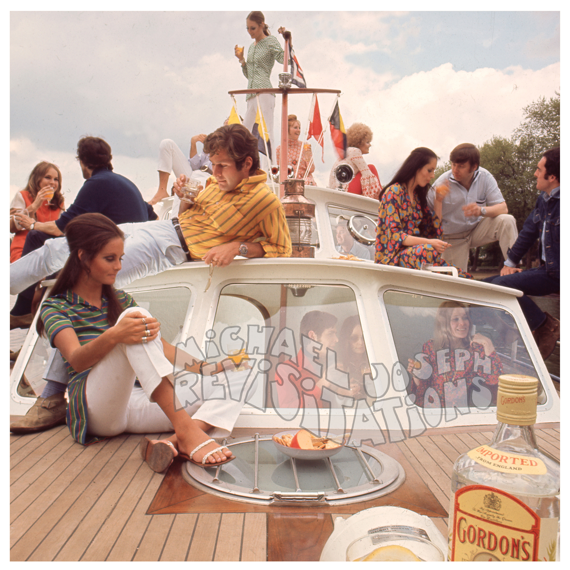 « Gordon’s Gin Boat Party », issue de la Groovy Groups Alcohol Collection de Michael Joseph :