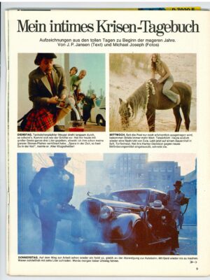 Pardon German Magazine, article on Michael Joseph London Advertising Photographer (text in german)