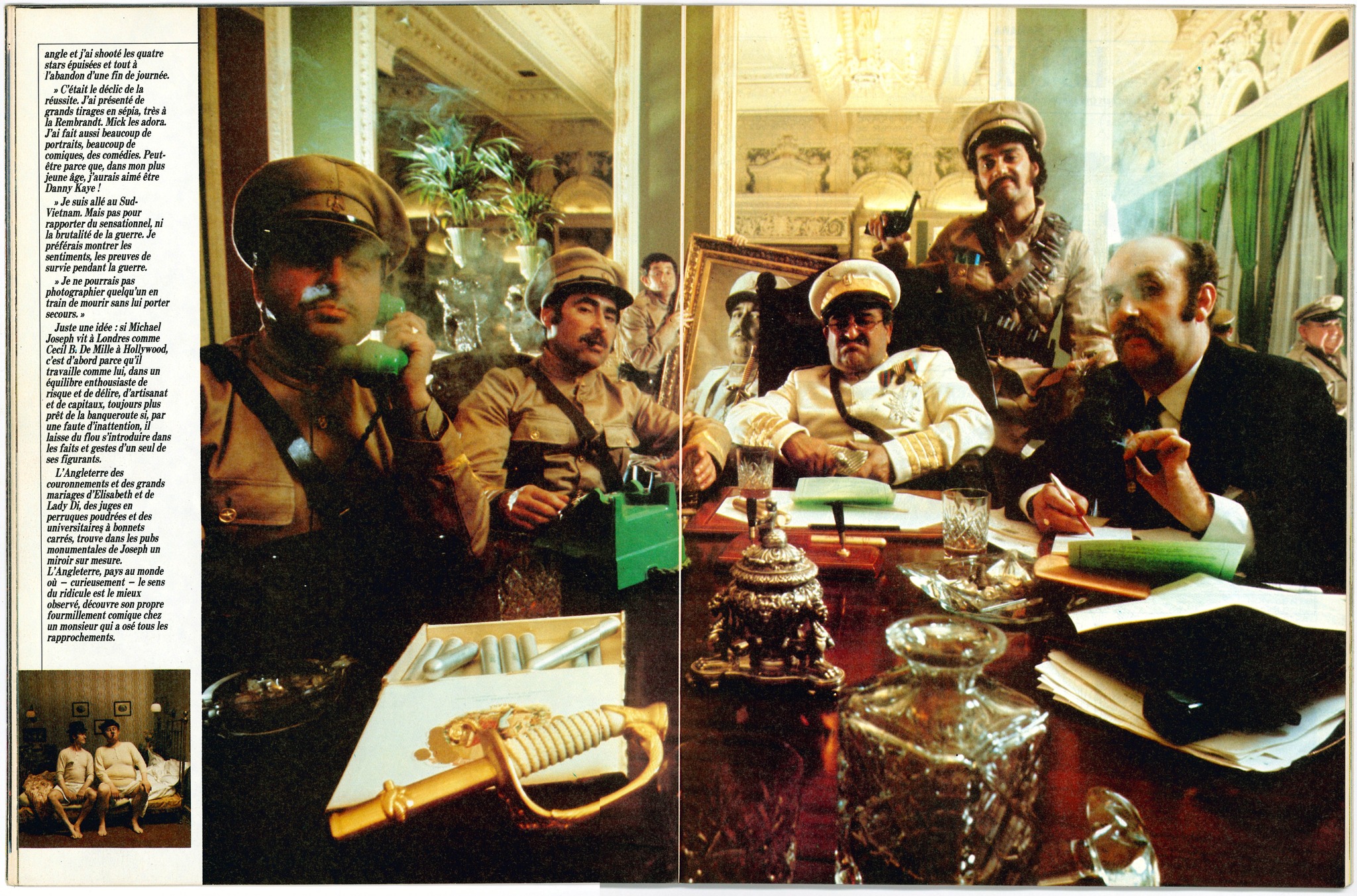 Michael Joseph, Photographe Publicités Londres - Article dans Echo des Savanes - magazine francophone – Image 4