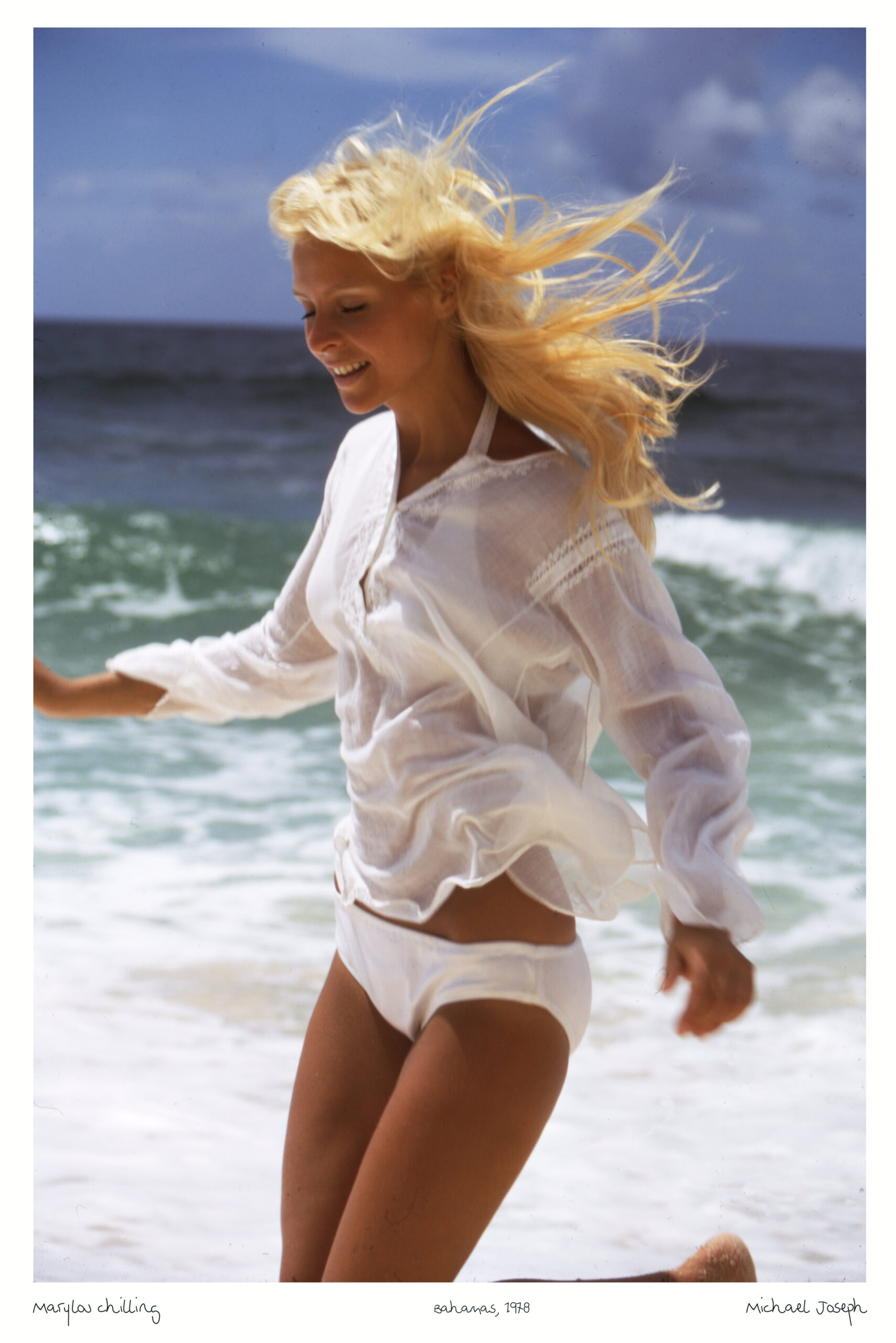 Marylou, affiche - issue de la série Bahama Beach Blonde, années 1970 par Michael Joseph